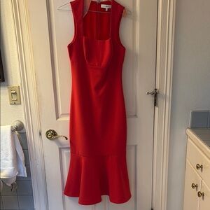 Coral Sleeveless LIKELY Dress